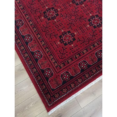 Yünser Çam Halı Bambos Plus 901 Kırmızı Yün ve Bambu ile Fiyatı