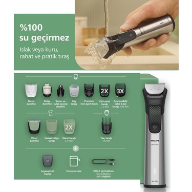 Philips Saç Sakal Vücut Kulak ve Burun Hepsi Bir Arada Islak Fiyatı