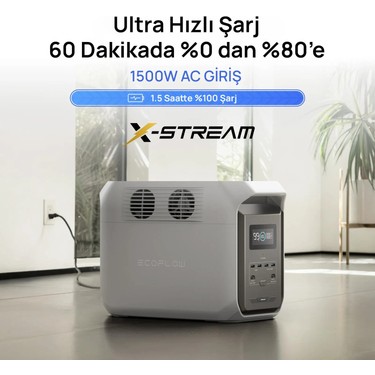 EcoFlow DELTA 3 1500 Taşınabilir Güç İstasyonu 1500Wh Fiyatı