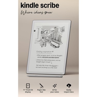 Amazon Kindle 3.nesil Scribe 32GB Premium Graphite 11 Kitabı