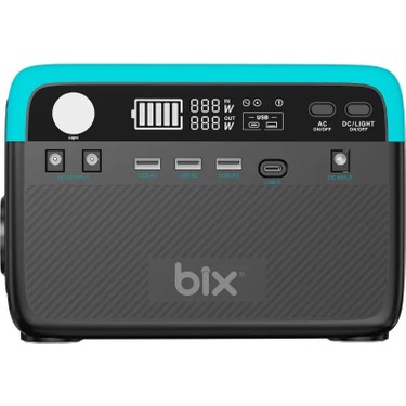 Bix PS60K 192WH 300W 230V 50Hz Saf Sinüs Taşınabilir Güç Fiyatı
