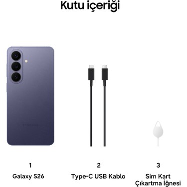 Samsung Galaxy S26 256 GB 12 GB RAM (Samsung Türkiye Fiyatı