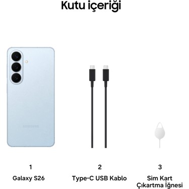 Samsung Galaxy S26 256 GB 12 GB RAM (Samsung Türkiye Fiyatı