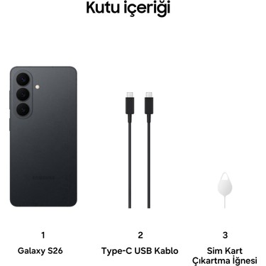 Samsung Galaxy S26 256 GB 12 GB RAM (Samsung Türkiye Fiyatı