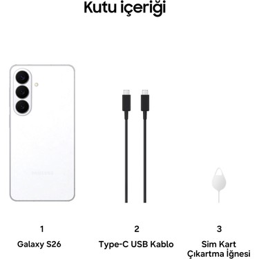 Samsung Galaxy S26 256 GB 12 GB RAM (Samsung Türkiye Fiyatı