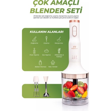 Pirantech Yh-94 El Blender Seti – Parçalayıcı, Çırpıcı ve Fiyatı