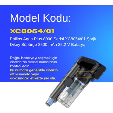 Ümit Maker Philips Aqua Plus 8000 Serisi XC8054/01 Şarjlı Fiyatı