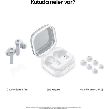 Samsung Galaxy Buds4 Pro ホワイト Samsung Galaxy Buds4 Pro Bluetooth Kulaklık Beyaz(ANC) Fiyatı