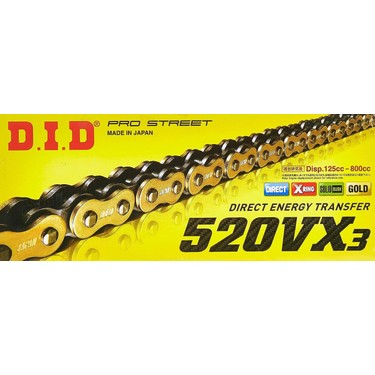 Did 520-104VX3 2024-2025 Triumph Speed 400 Uyumlu Zincir Vx3 Fiyatı