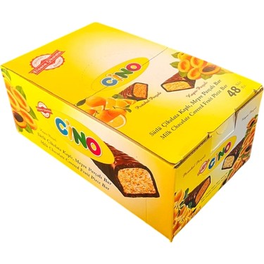 果物 cyaro Cino Kayısı ve Portakallı Çikolata Kaplı Bar 16 gr 48 Adet Fiyatı