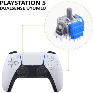 Pop Konsol PS5 Manyetik Motor 2+2 Set Siyah Analog Topuz Fiyatı