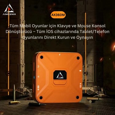 AİMZENİX AX360M Ios Klavye & Mouse Dönüştürücü Konsolu Setli Fiyatı
