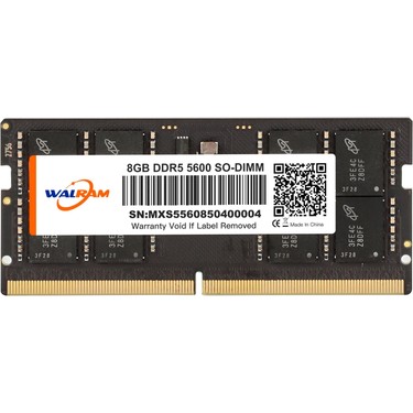 Walram DDR5 8gb 5600MHz SODIMM Ram Fiyatı - Taksit Seçenekleri