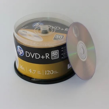HP Boş DVD-R 16X 4,7GB 50'li Paket Yüksek Kalite ve Fiyatı