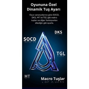 Ajazz AK980 Max He Manyetik Switch Klavye- 128K Tarama Fiyatı