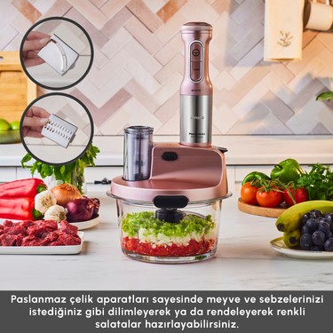 Karaca Mastermaid Prosteel Cam Mutfak Robotu Uzun Blender Fiyatı