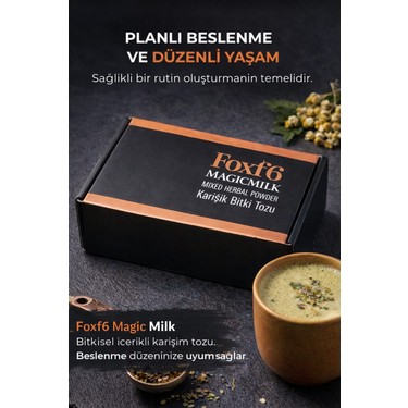 Foxf6 Magic Milk Bitkisel Karışım Tozu 30 Adet Yumuşak Fiyatı