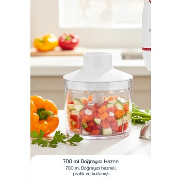 Sinbo 400W Çok Fonksiyonlu El Blender Seti – Doğrayıcı & Fiyatı