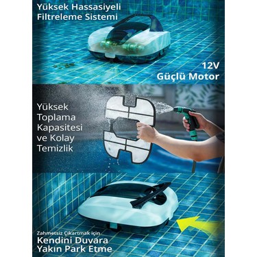 Kiwi KRPC-7170 Kablosuz Havuz Temizleme Robotu Yüksek Fiyatı
