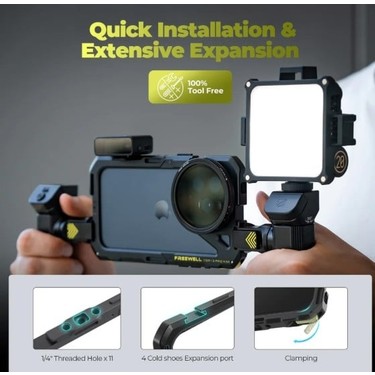 Freewell Genius Rig Cage For iPhone 17 Pro Max Fiyatı