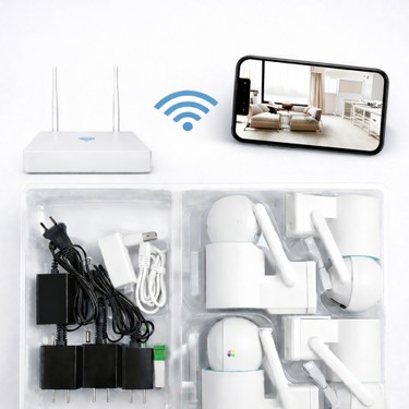 Onmi DS440 4 Kanal Nvr + 3mp 4 Kamera Full Color Mik. Ptz Fiyatı