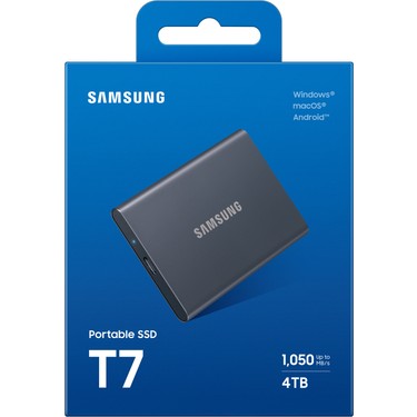 Samsung MU-PC4T0T/WW MU-PC4T0T/WW T7 Taşınabilir SSD 4 TB Fiyatı