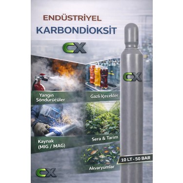 CX Karbondioksit Co2 Gazı 10 Lt Fiyatı - Taksit Seçenekleri
