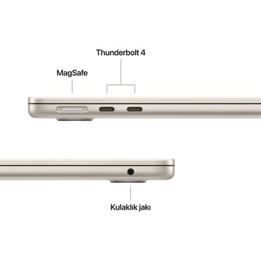 Apple MacBook Air M5 16GB 512GB SSD macOS 13 Taşınabilir Fiyatı