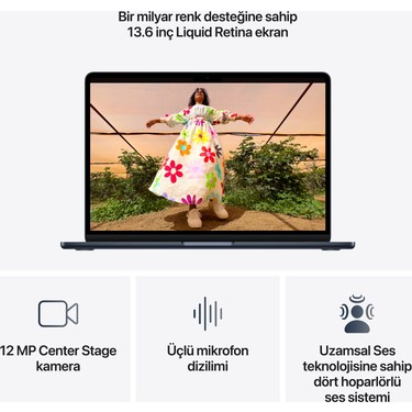Apple MacBook Air M5 16GB 512GB SSD macOS 13 Taşınabilir Fiyatı