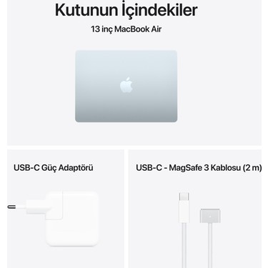 Apple MacBook Air M5 16GB 512GB SSD macOS 13 Taşınabilir Fiyatı