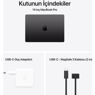 Apple MacBook Pro M5 32GB 1TB SSD macOS 14 Taşınabilir Fiyatı