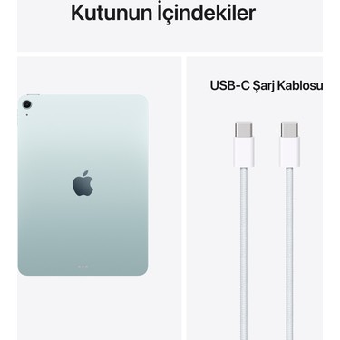 Apple iPad Air M4 11 128GB Wi-Fi Mavi MH314TU/A Fiyatı
