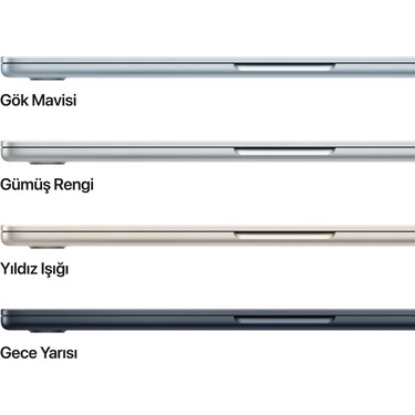 Apple MacBook Air M5 24GB 1TB SSD macOS 13 Taşınabilir Fiyatı