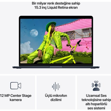 Apple MacBook Air M5 24GB 1TB SSD macOS 15 Taşınabilir Fiyatı