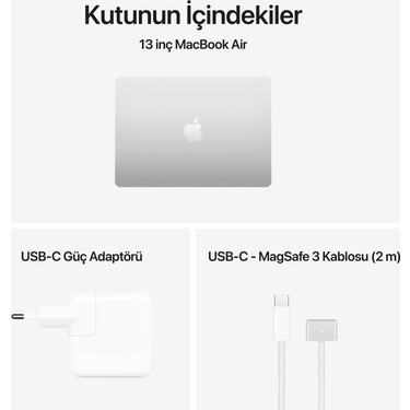 Apple MacBook Air M5 16GB 512GB SSD macOS 13 Taşınabilir Fiyatı