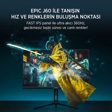 James Donkey Epic J60 27'' 360Hz 0.5ms Fhd Fast IPS Gaming Fiyatı