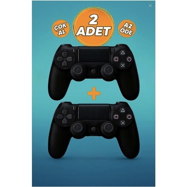 Azurtech Doubleshock 4 Kablosuz Titreşimli Oyun Kolu 2 Adet Fiyatı