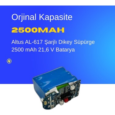 Altus AL-617 Şarjlı Dikey Süpürge 2500 mAh 21,6 V Batarya – Fiyatı
