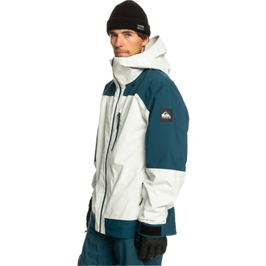 Quiksilver Ultralight 20k Erkek Gri Snowboard Ceketi Fiyatı