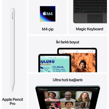 Apple iPad Air M4 13 256GB Wi-Fi + Cellular Mavi MH9J4TU/A Fiyatı