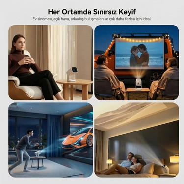 Wanbo Cube1 Projeksiyon Cihazı-Dahili Android TV 11.0 Fiyatı