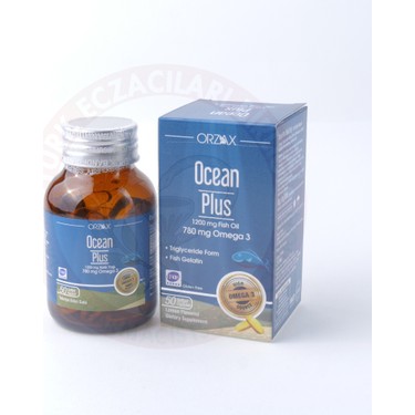 Orzax Plus Omega 3 1200 mg 50 Kapsül Limon Aromalı Yüksek Fiyatı