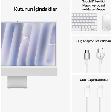 iMac 24'' Retina 4.5k Apple M4 / 10-Core Cpu 10-Core Gpu / Fiyatı