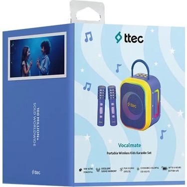 Ttec Vocalmate Taşınabilir Kablosuz Çocuk Karaoke Seti ve Fiyatı