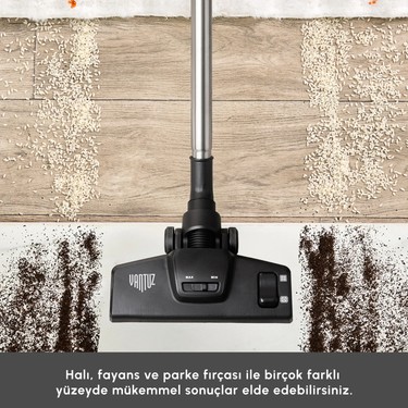 Karaca Vantuz Toz Torbasız 899 Watt High Force F2 Matte Fiyatı