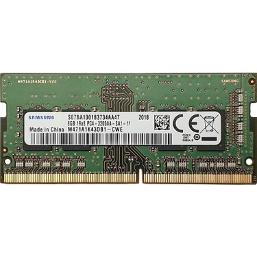 Samsung DDR4 8GB×2枚 16GB メモリ 3200MHz Samsung 8GB DDR4 SODIMM 3200MHz Oyun ve Tasarım Uyumlu Ram Fiyatı
