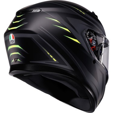 Agv K3 Syth Mplk Matt Black Yellow Fluo Kapalı Kask Fiyatı
