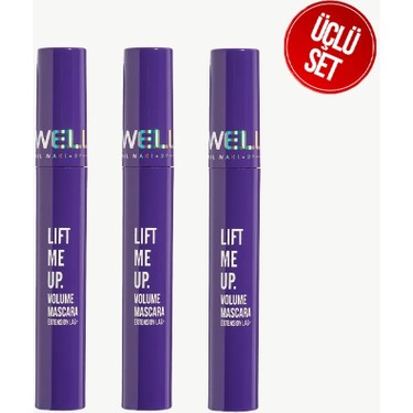 New Well Lift Me Up Volume Maskara 8 ml Hacim Verici Suya Fiyatı