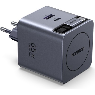 Ugreen 65W Makaralı Dahili Kablolu Gan Hızlı Şarj Cihazı, Fiyatı