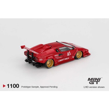 Mini Gt 1100 1/64 Lamborghini Countach Lb-Works Red Fiyatı